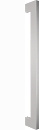 behle Haustürgriff Edelstahl Türgriff Edelstahl Stoßgriff Edelstahl Haustürgriff Rechteckprofil Türgriff Rechteckprofil Stoßgriff Rechteckprofil ES 3520.16.0 s mit 45° schrägen Stützen für Haustüren